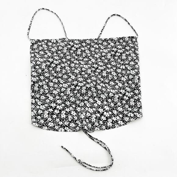 Urban Outfitters Floral Print Open Back Tank M - Picture 1 of 3